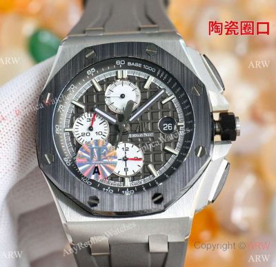 Top Replica Audemars Piguet Royal Oak Offshore Steel and Anthracite Watch 44mm